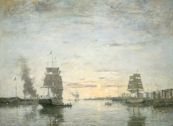 Eingang zum Hafen, Le Havre